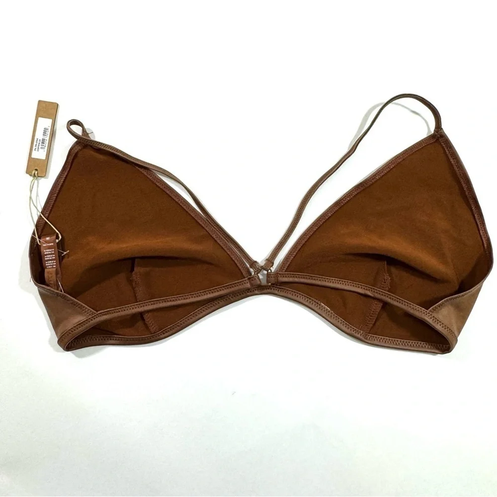 New DAMAGED Skims Swim Wet Jersey Triangle Bra Top Bikini